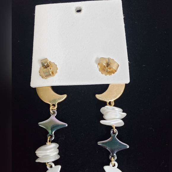 Free People Lunar Eclipse Dangles/Goldtone - Picture 3 of 6